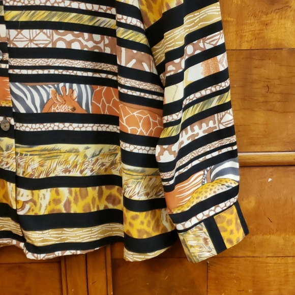 Cathy Che Ladies Long Sleeve Blouse Size 18 - Picture 2 of 7